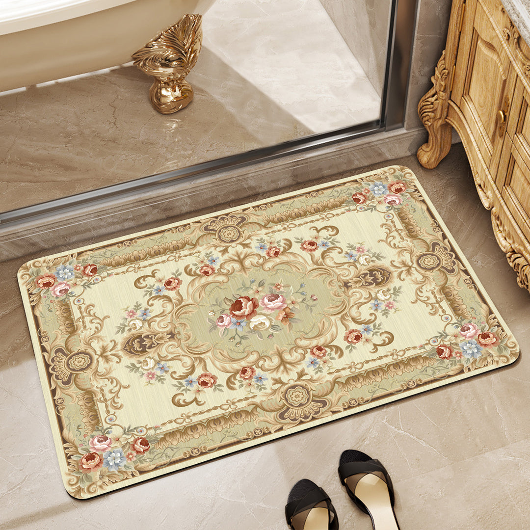 Luxuriöse Vintage-inspirierte Fußmatte Karnz