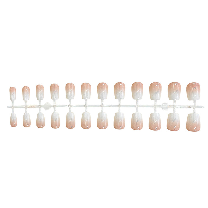 Premium Natural Finish Press-On Nail Set Karnz
