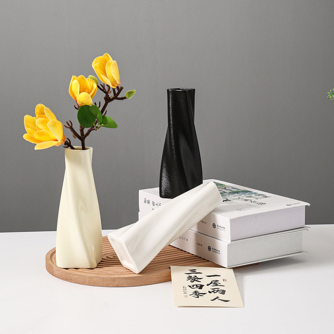 Abstrakte Twist-Form Dekorative Vase