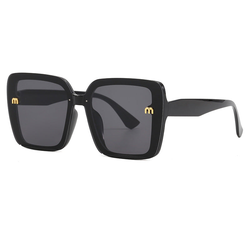 Damen oversized quadratische Sonnenbrille mit elegantem Rahmen Karnz