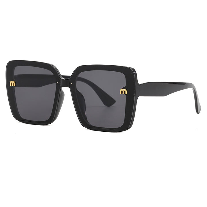 Damen oversized quadratische Sonnenbrille mit elegantem Rahmen Karnz
