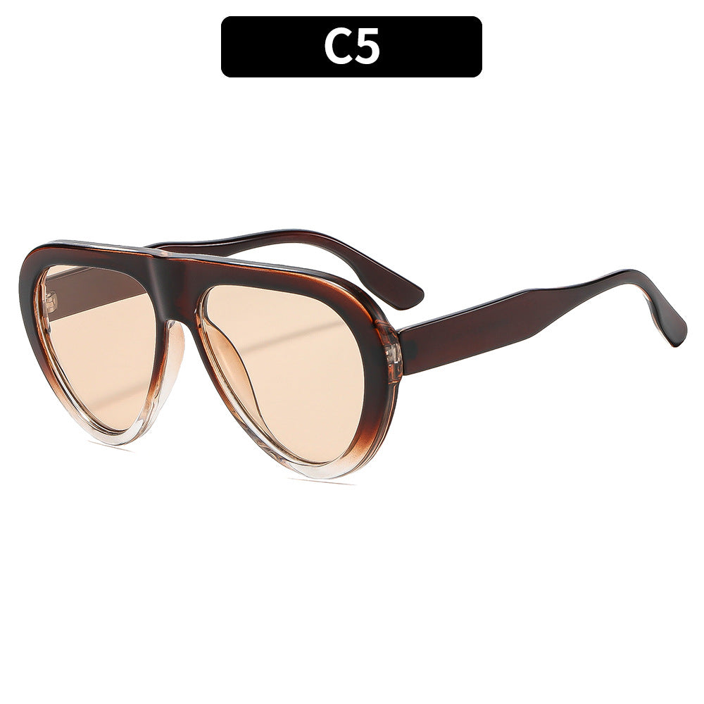 Künstlerische Übergroße Katzenaugen Sonnenbrille