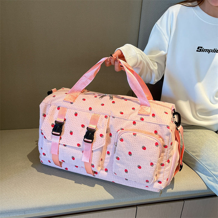 Blumenmuster Reise Duffel