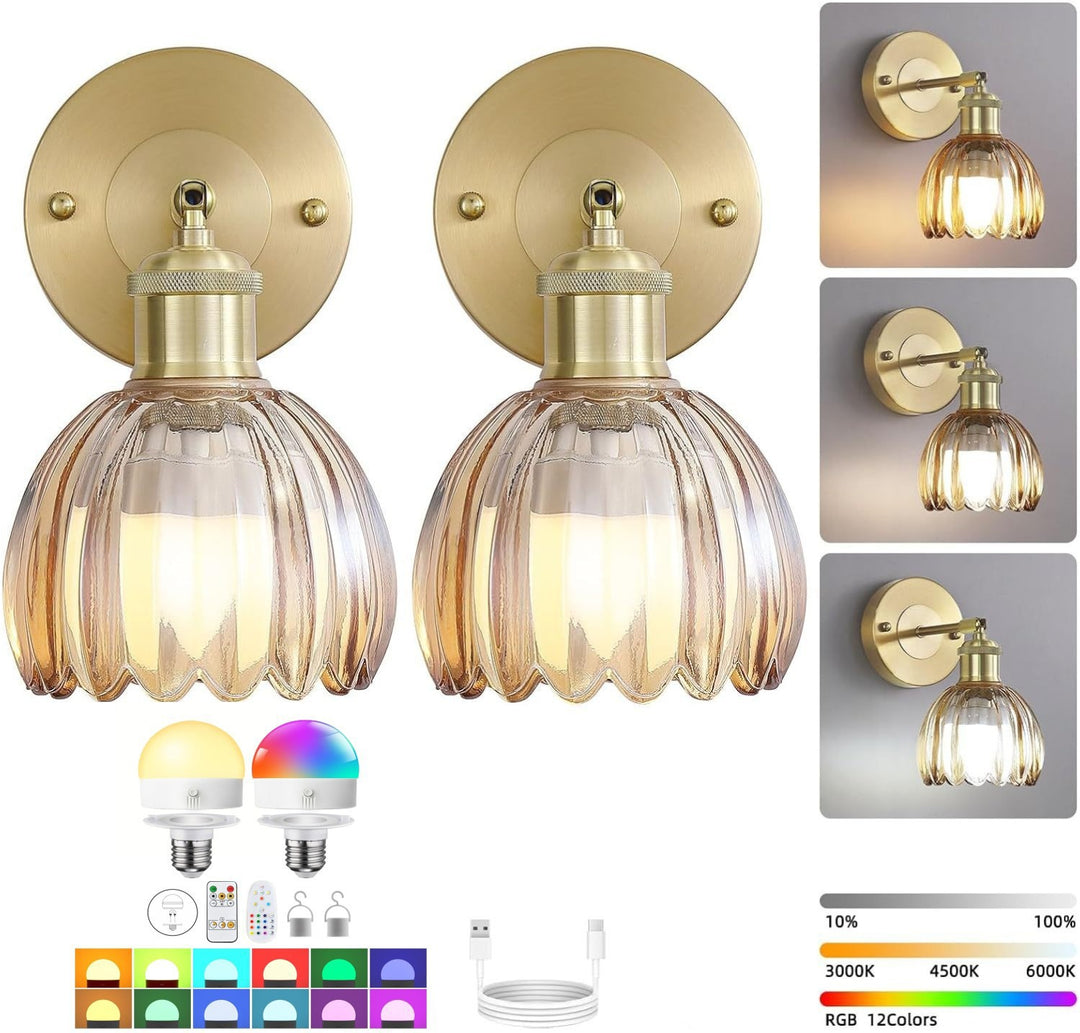 Dekorative Wandlampe