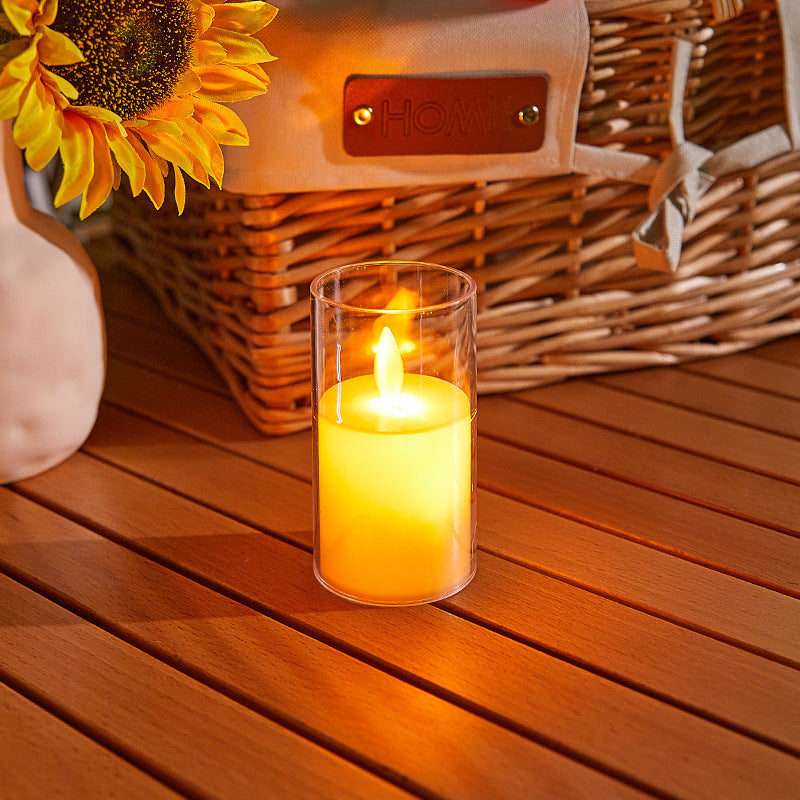 LED Wachskerze im modernen Design Karnz