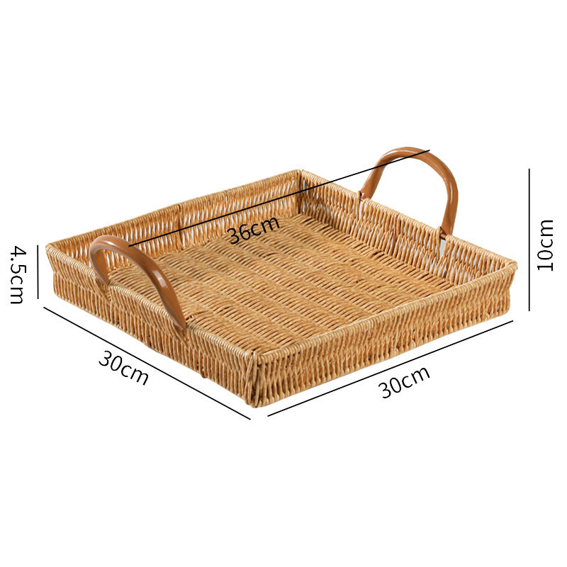 Vielseitiges geflochtenes Aufbewahrungstablett Karnz