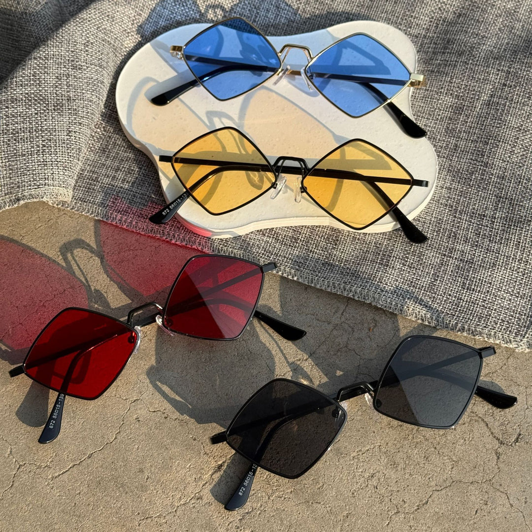 Geometric Frame Sunglasses Karnz