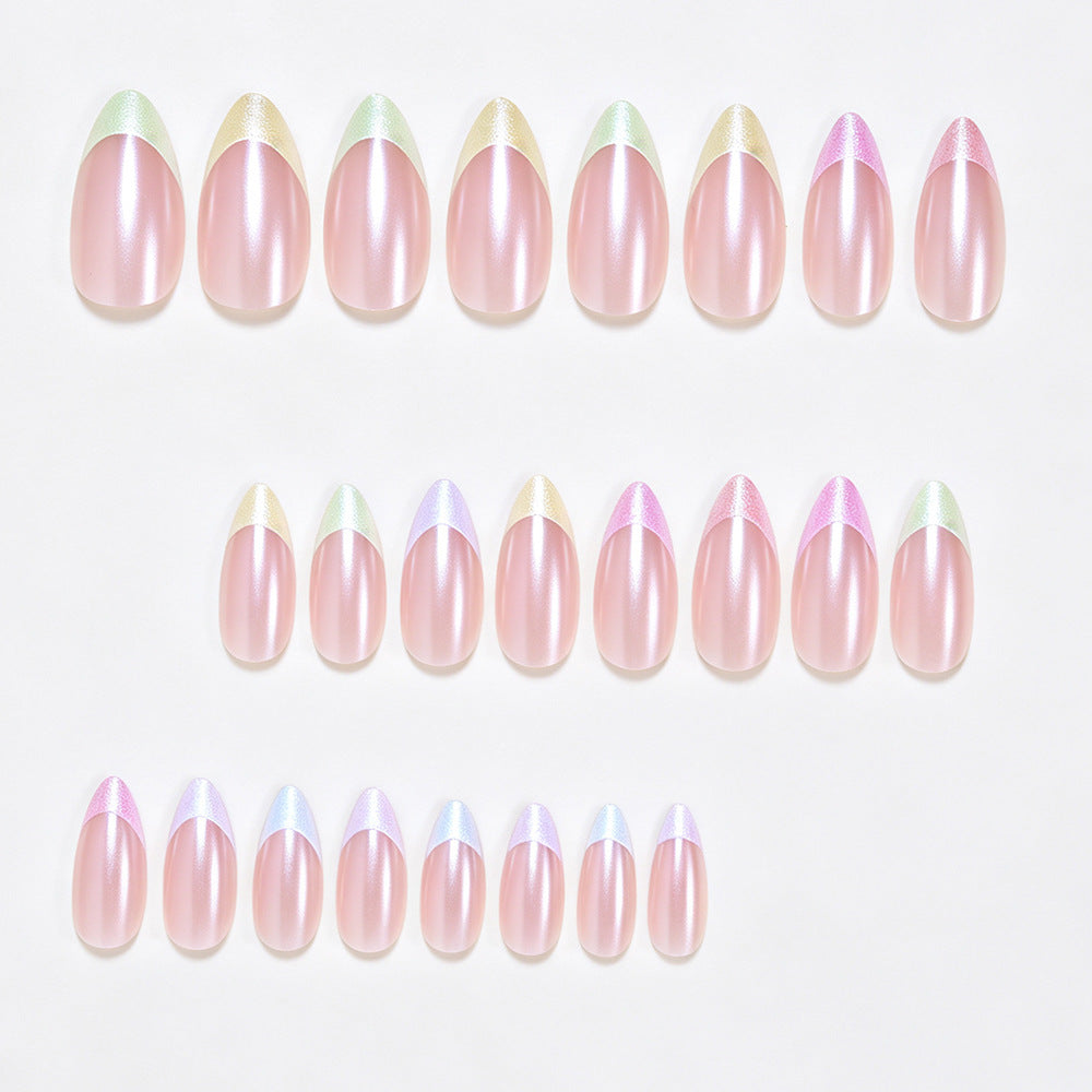 Gradient-Effekt Druck-On-Nagelspitzen Karnz