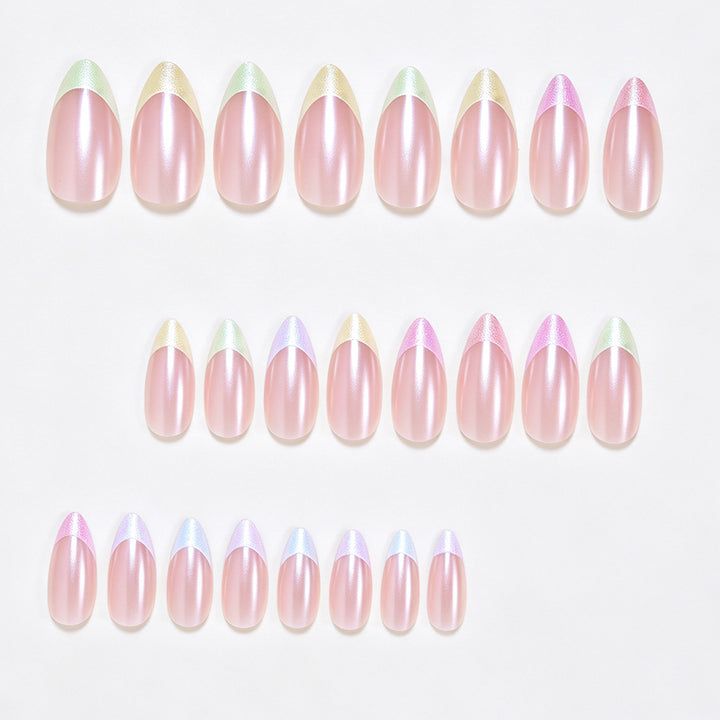 Gradient-Effekt Druck-On-Nagelspitzen Karnz