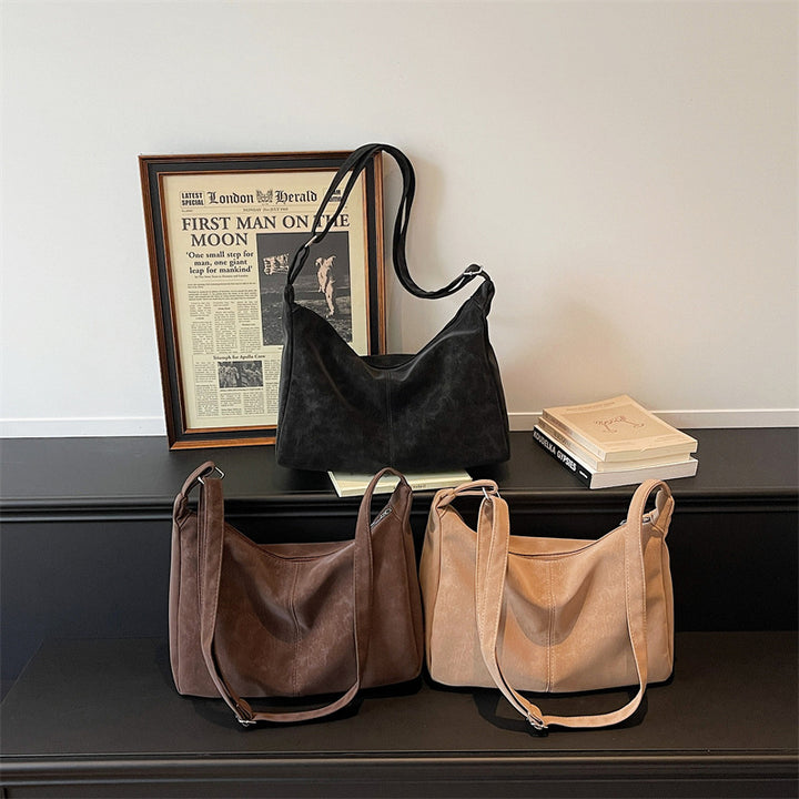 WoSoft Texturiertes Faux-Leder Hobo Bag Karnz