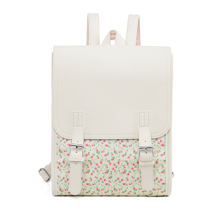 Blumenmuster Strukturierter Rucksack Karnz