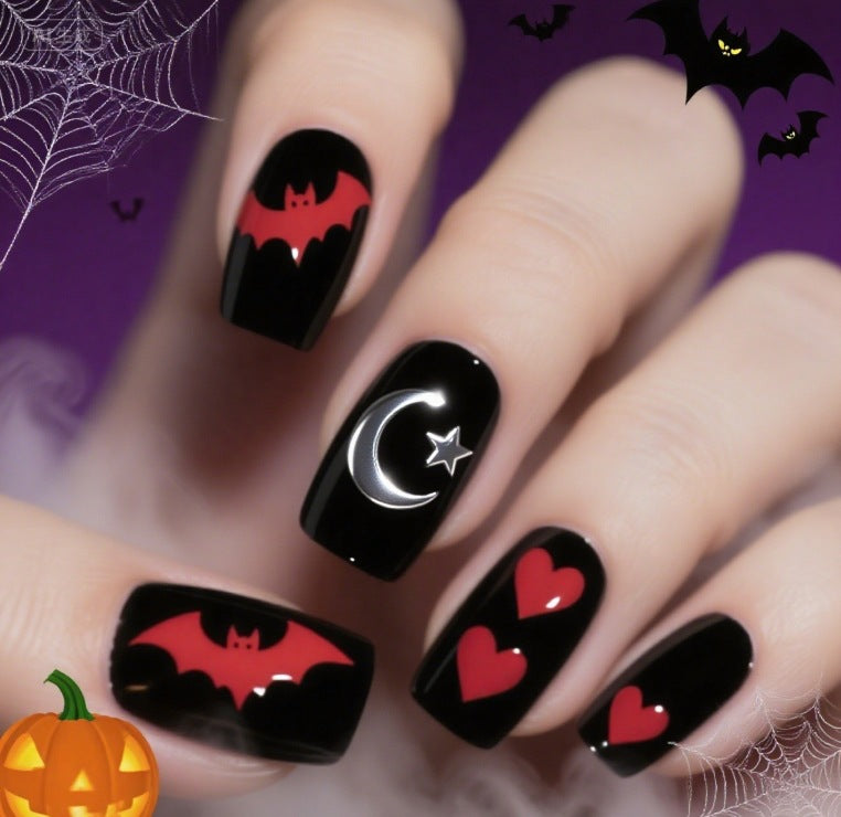 Künstlerische Halloween Themen Nagelkunst Karnz
