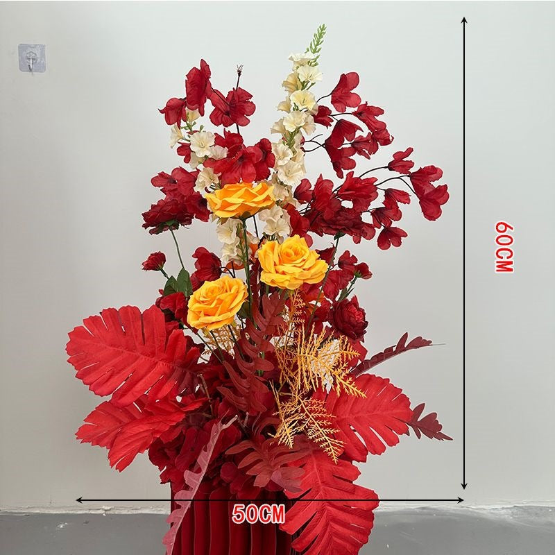 Lush Floral Wandbehang Arrangement