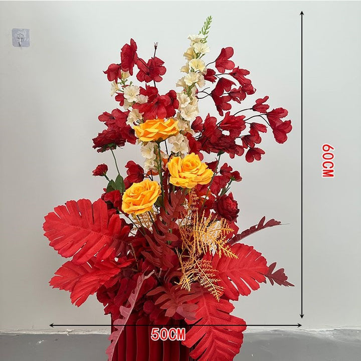 Lush Floral Wandbehang Arrangement
