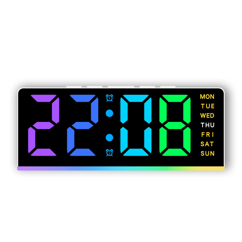 Digitaler Wecker mit Großem Led-Display und Multifunktionaler Anzeige Karnz