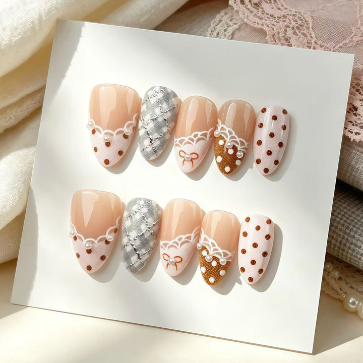 Dekoratives Press-On Nagelkunst Set 1790745359