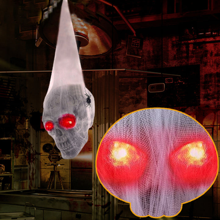 Hängende Gruselige Totenkopf-Dekoration