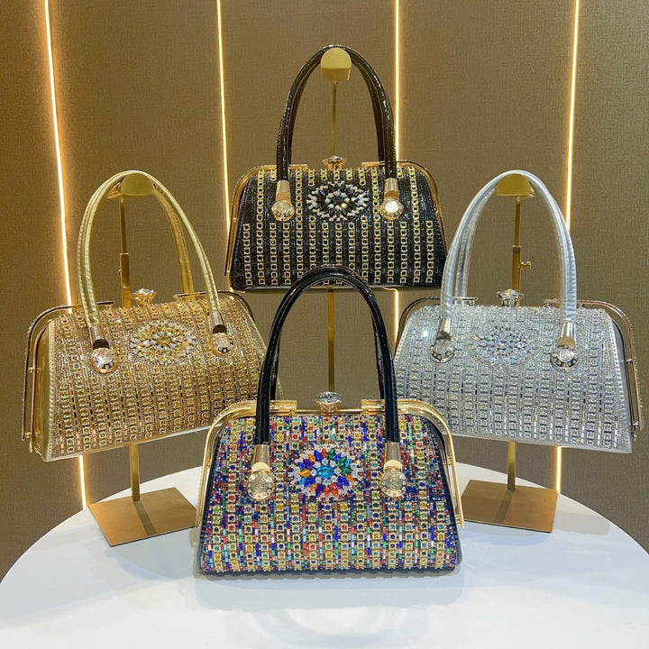 Dekorative verzierte Handtasche