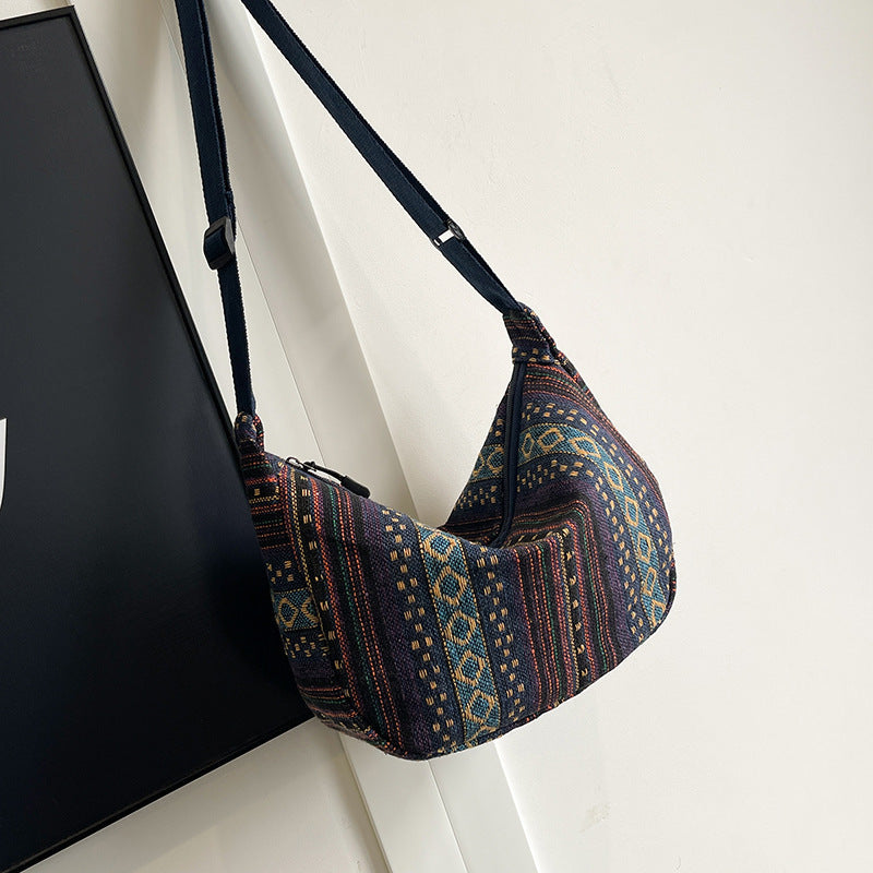 WoBohemian Ethnisches Muster Hobo Tasche Karnz