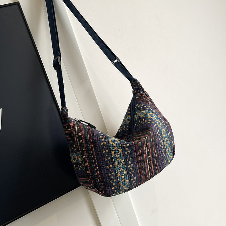 WoBohemian Ethnisches Muster Hobo Tasche Karnz