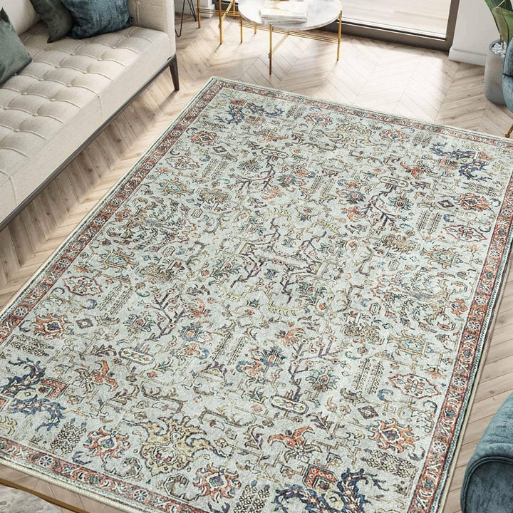 Bohemian inspirierter geometrischer Teppich