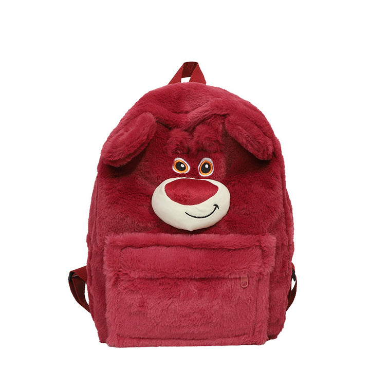 Plüsch Tiergesicht Rucksack