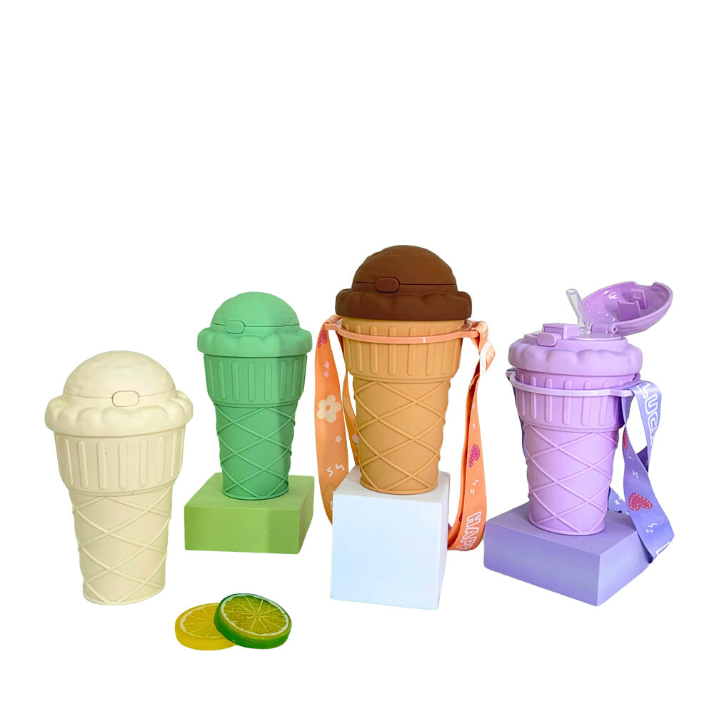 Damen kreative Eisbecher Trinkflasche Karnz