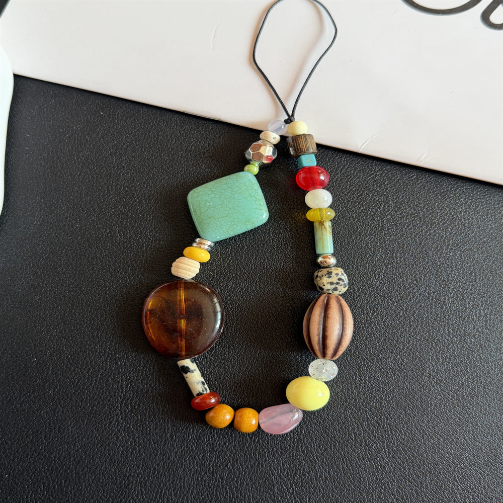 Bunte handgefertigte Perlenlanyard Karnz