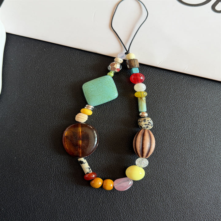 Bunte handgefertigte Perlenlanyard Karnz