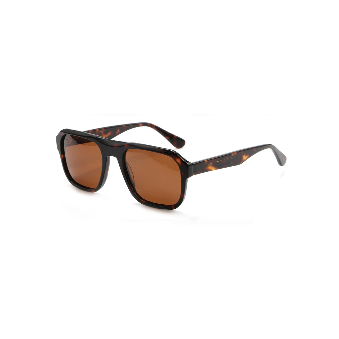 Damen Modische Sonnenbrille mit angesagtem eckigem Design und Farbverlauf Karnz