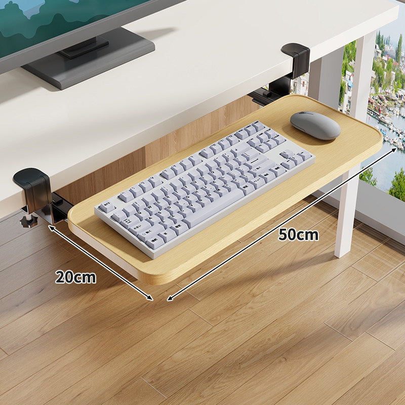 Untertisch-Rollende ergonomische Tastatur- und Mausablage mit Klemmbefestigung