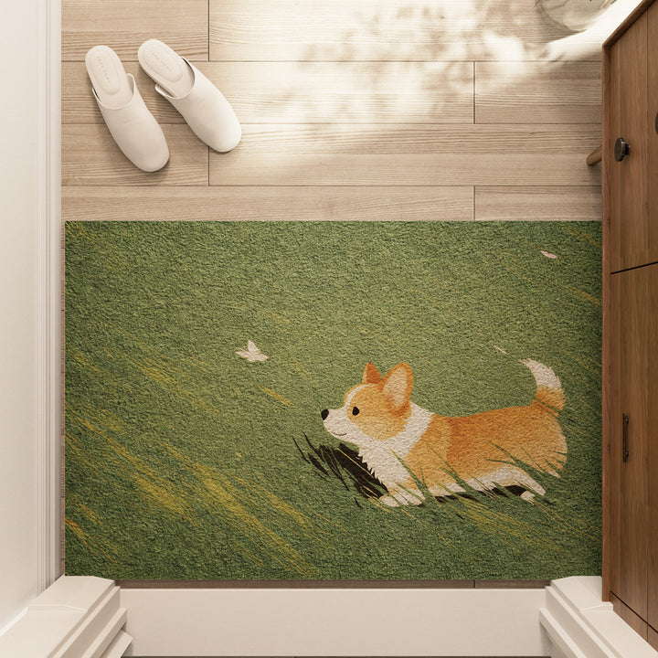 Corgi-Themen Fußmatte
