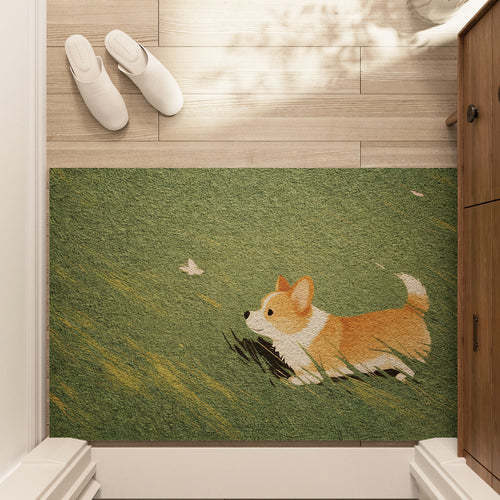 Corgi-Themen Fußmatte