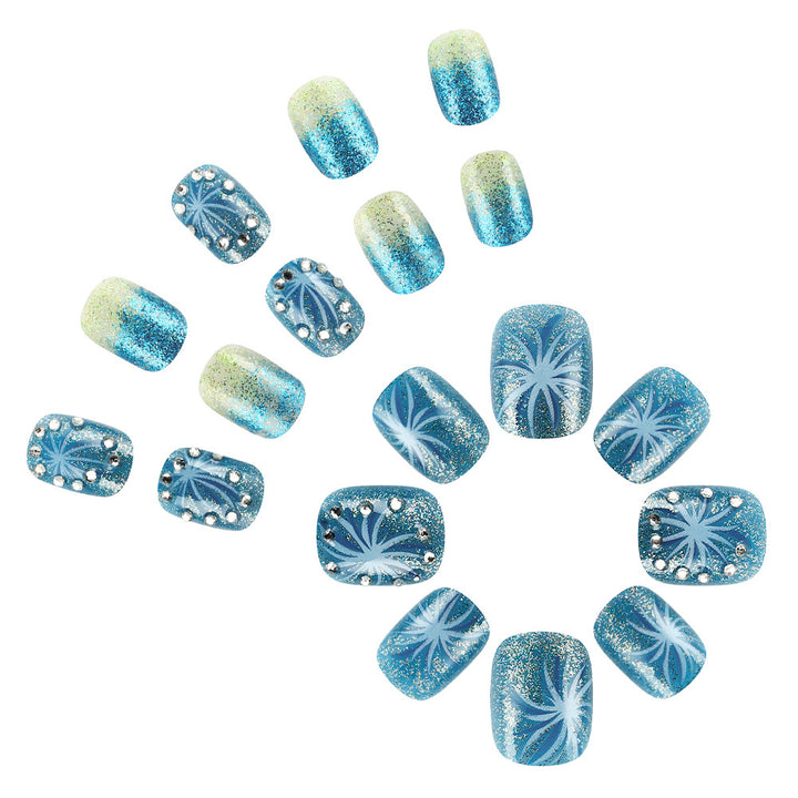 Glitzerndes Gel-Nagelkunstdesign Karnz