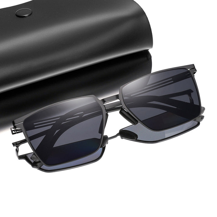 Stilvolle polarisierte quadratische Sonnenbrille Karnz