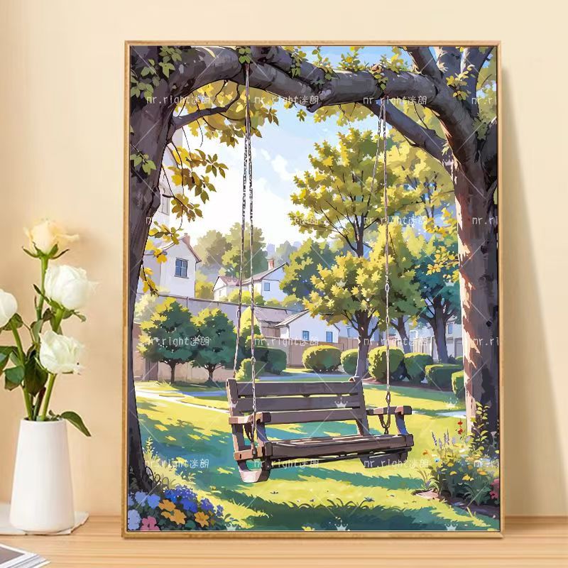 Szenische Landschaft Kunstdruck Karnz