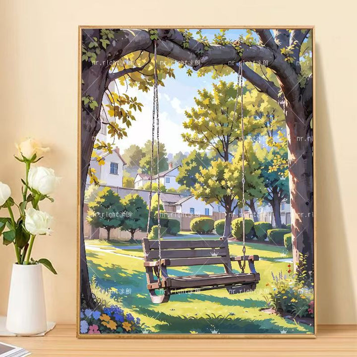 Szenische Landschaft Kunstdruck Karnz