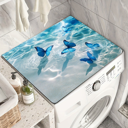Wasserdichte Waschmatte mit Schmetterlingsmuster