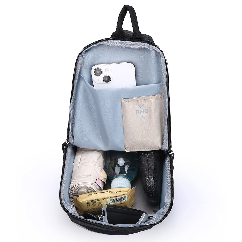 Kompakter Sling-Rucksack mit Ergonomischem Tragesystem und Wasserabweisendem Material Karnz