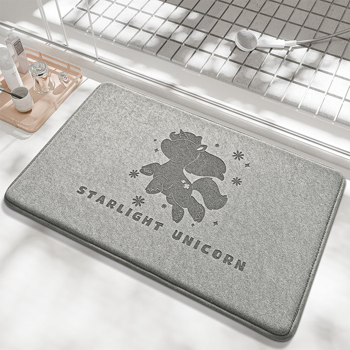 Wal-Theme Memory Foam Badmatte