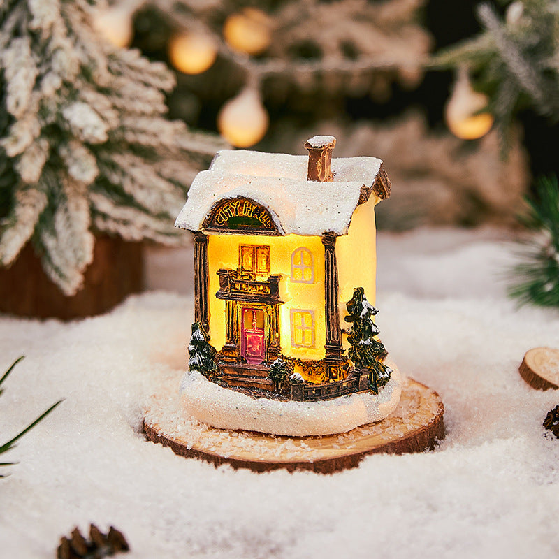 Dekorative Weihnachtsbeleuchtungshaus Karnz