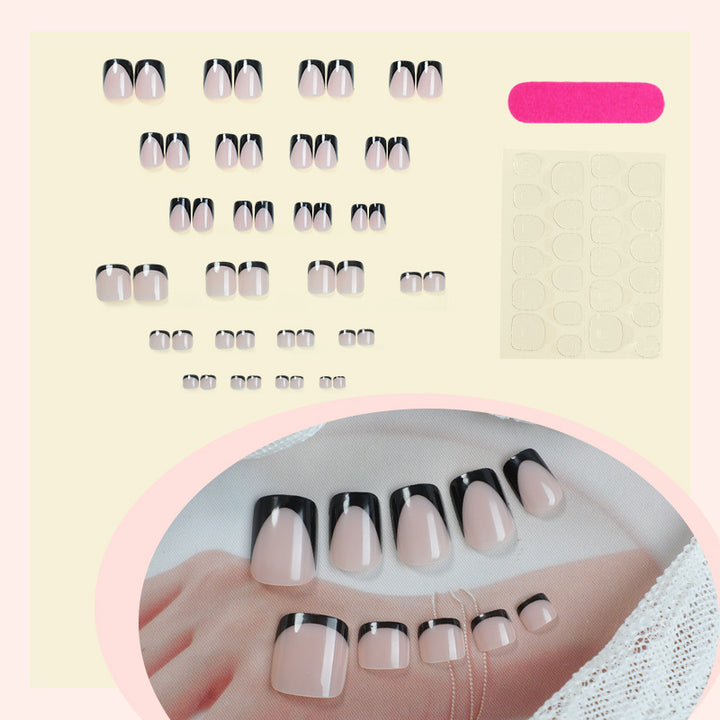 Elegantes Aufklebenägel-Set mit einzigartigem Ombre-Design Karnz