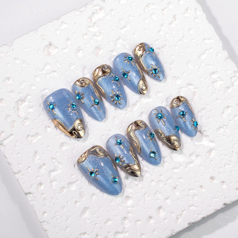 Dekoratives Press-On-Nagelset