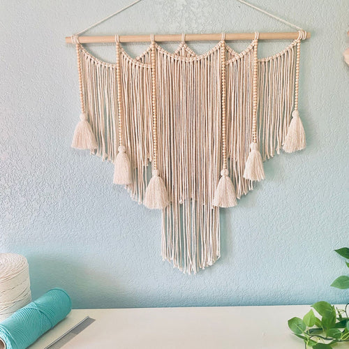 Artisan Macrame Wandteppich Karnz