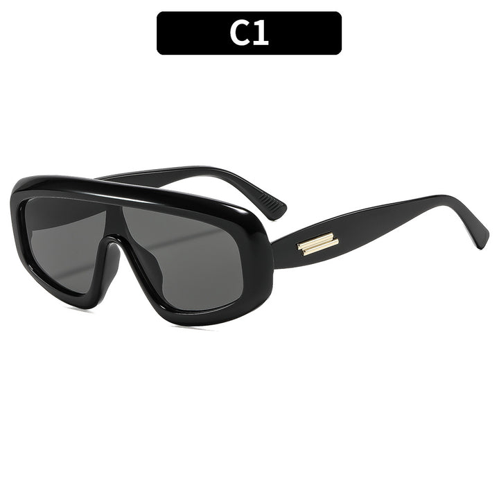 Futuristische Retro Schild Sonnenbrille