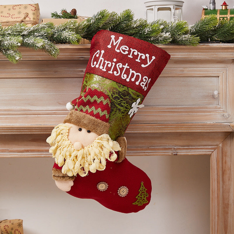 Festlicher Weihnachtsstrumpf Karnz