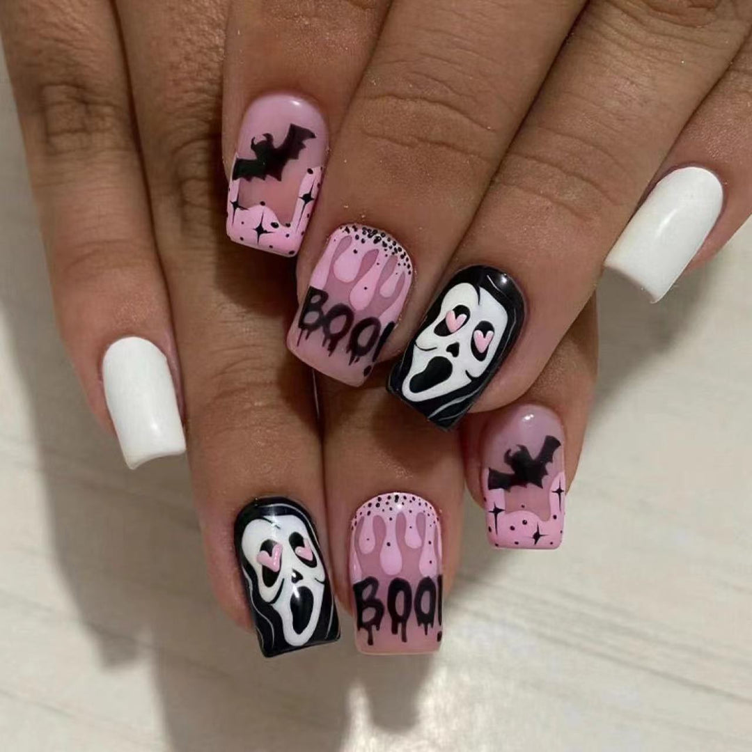 Halloween Kunstnagelset mit kreativen Gruselmotiven Karnz