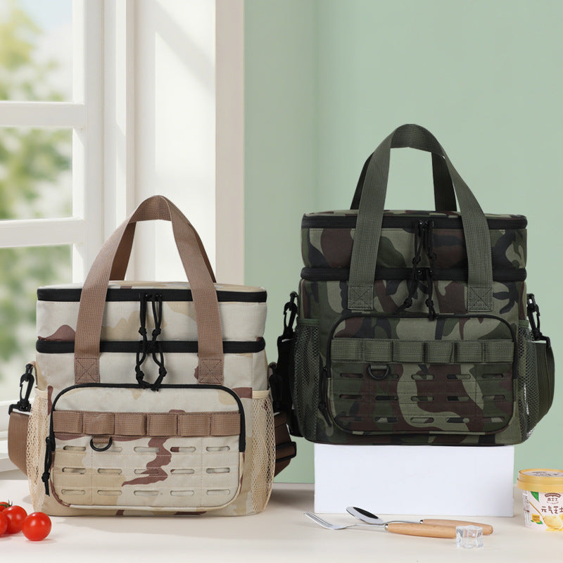 Isolierte Camouflage Mittagessen Kühltasche