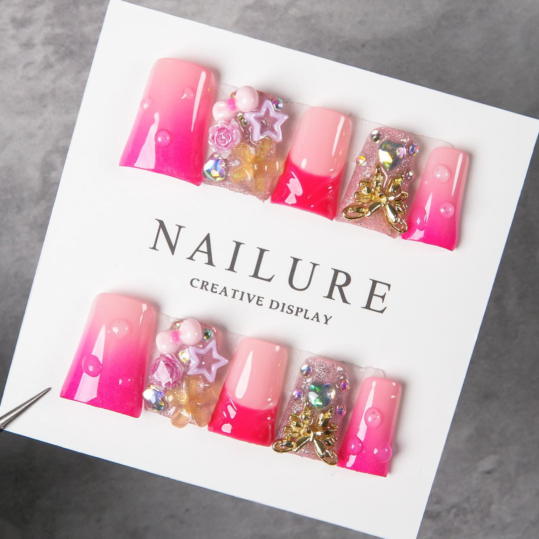 Dekorative Nagelspitzen