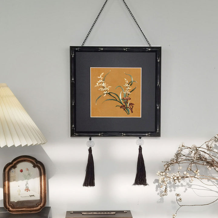 Dekorierte Gemalte Blumenkunst